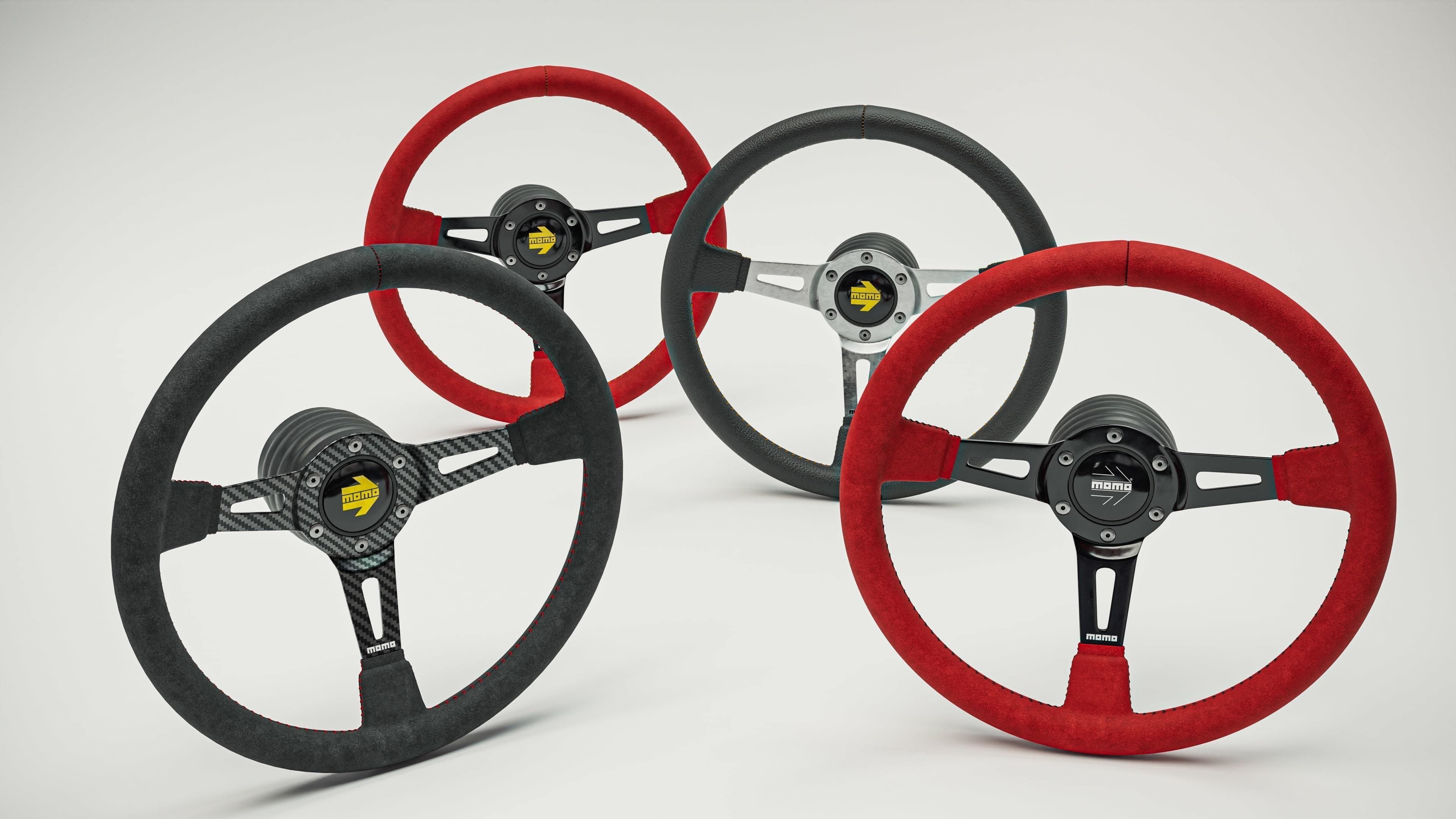 MOMO Style Racing Steering Wheel In 4 Colour Variants 3D Model CGTrader momo-style-racing-steering-wheel-in-4-colour-variants-3d-model-cgtrader
