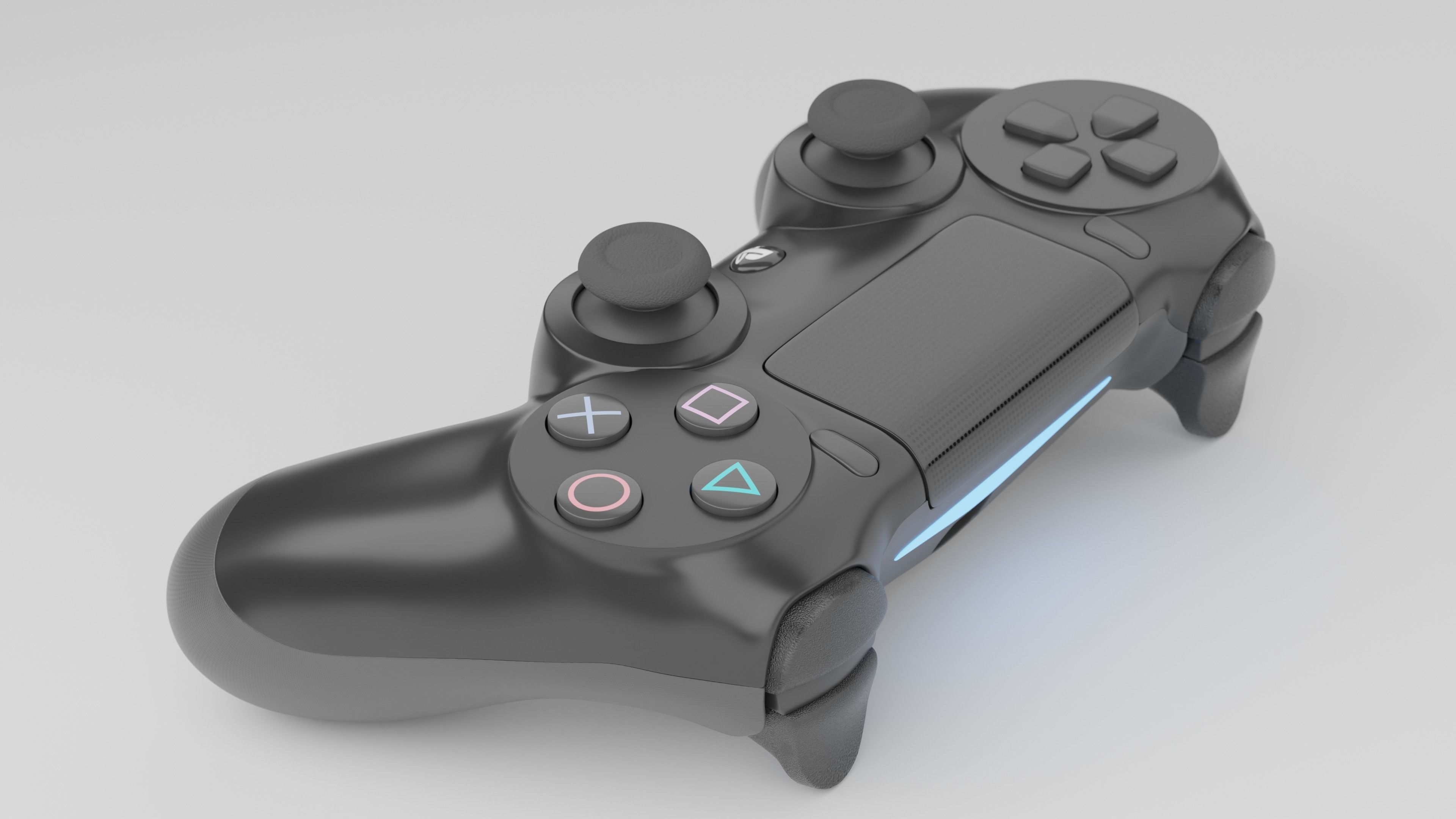 Playstation 4 Controller Model 3D model CGTrader