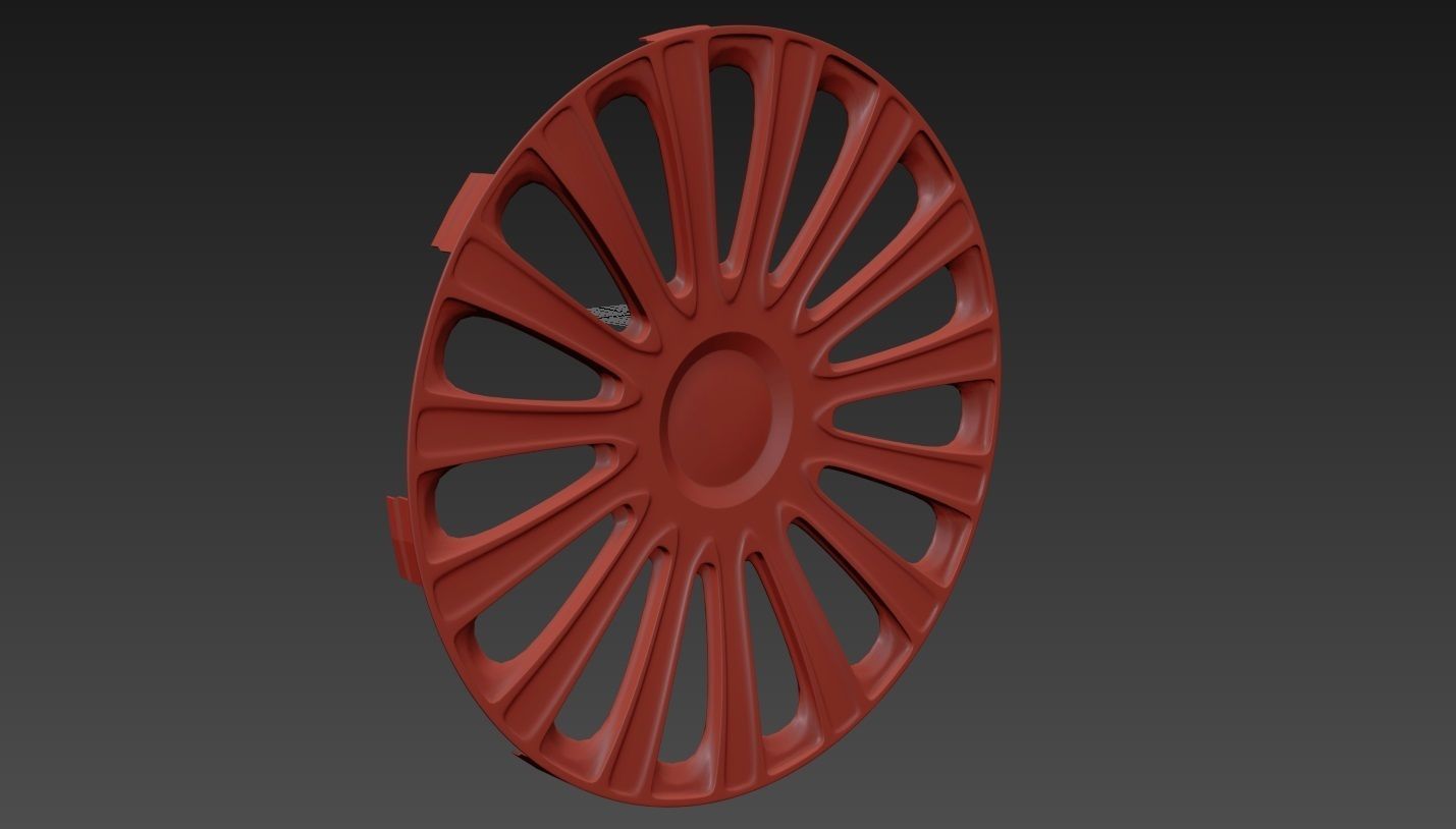 Argo Lemans Plastic car wheel cover 3D model CGTrader