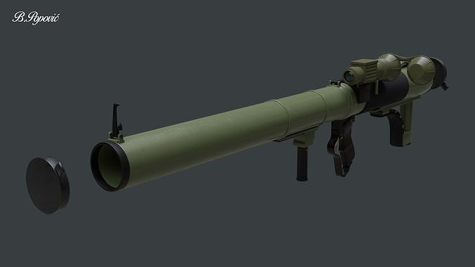 M79 Osa Rocket Launcher 3D model CGTrader