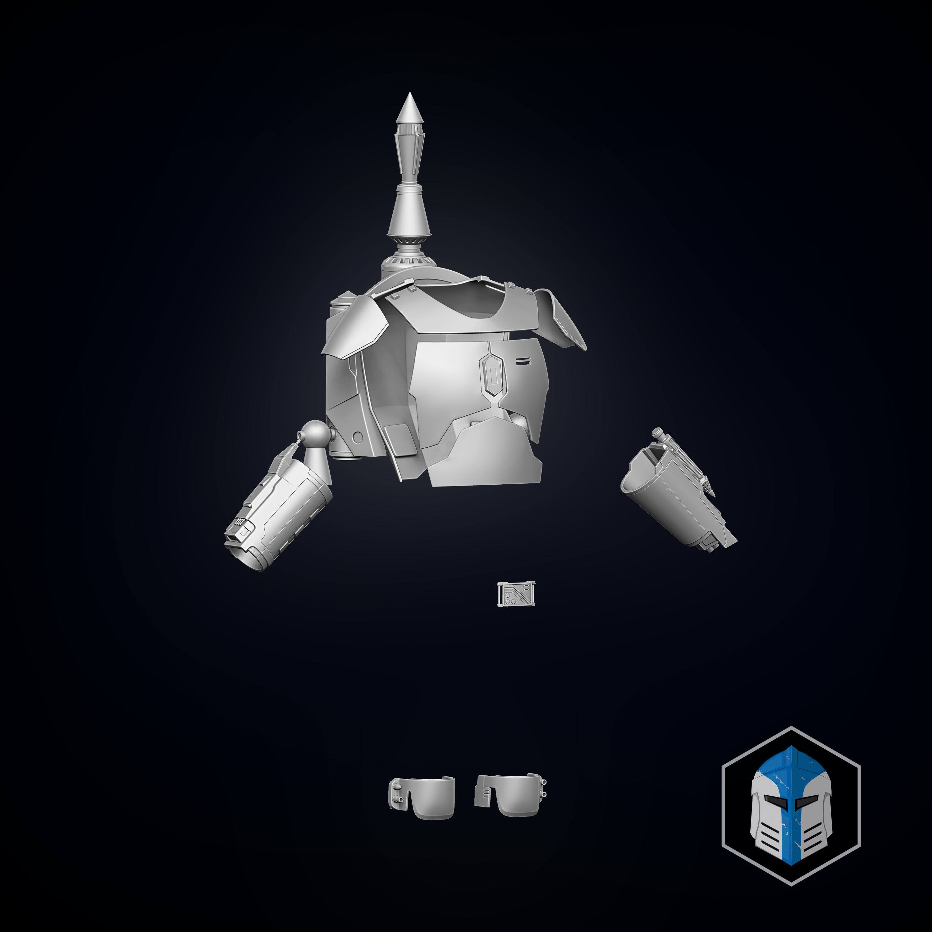 Boba Fett Armor 3D model 3D printable | CGTrader