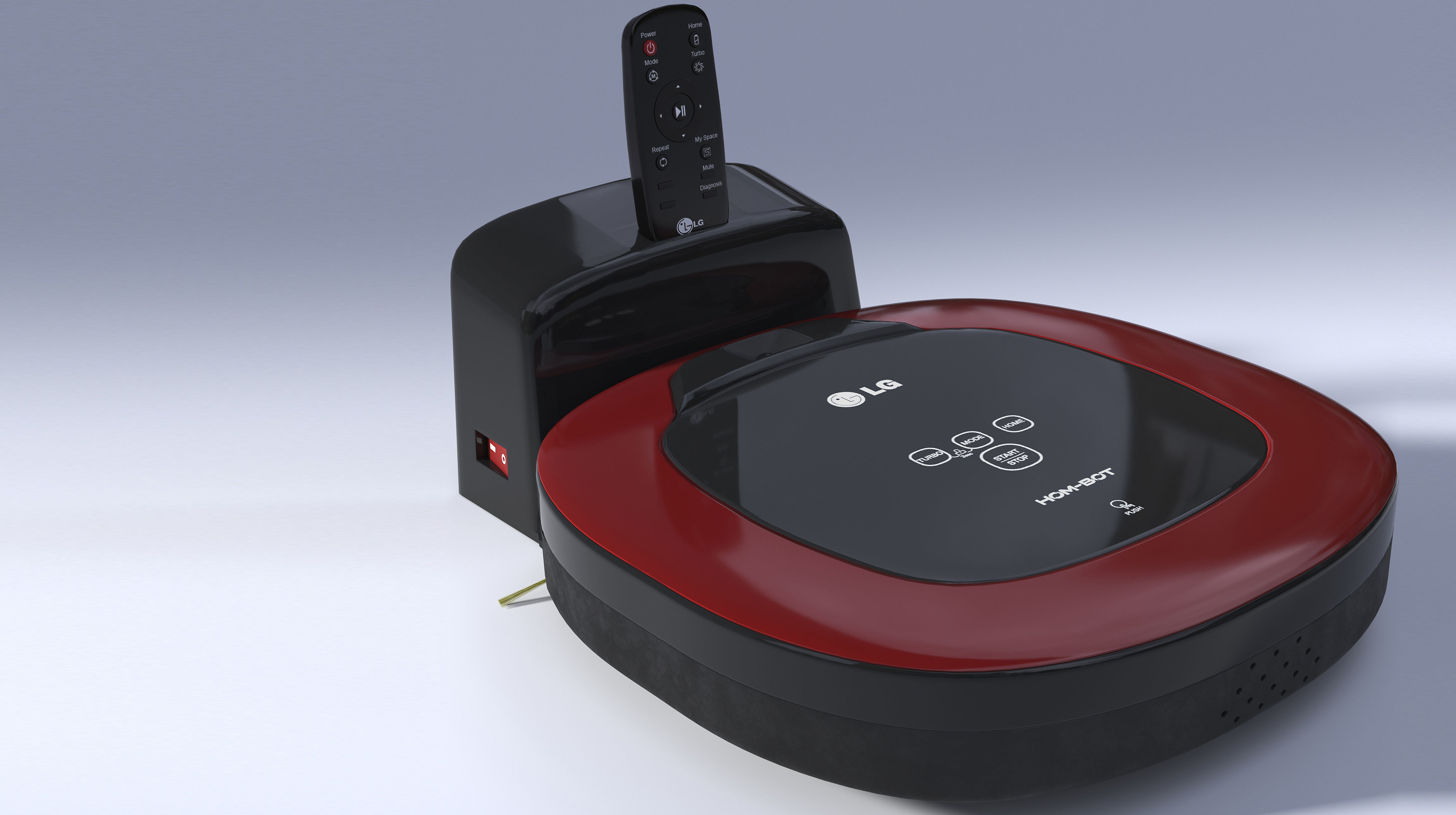Robot Vacuum Cleaner LG HOMBOT 3D model CGTrader