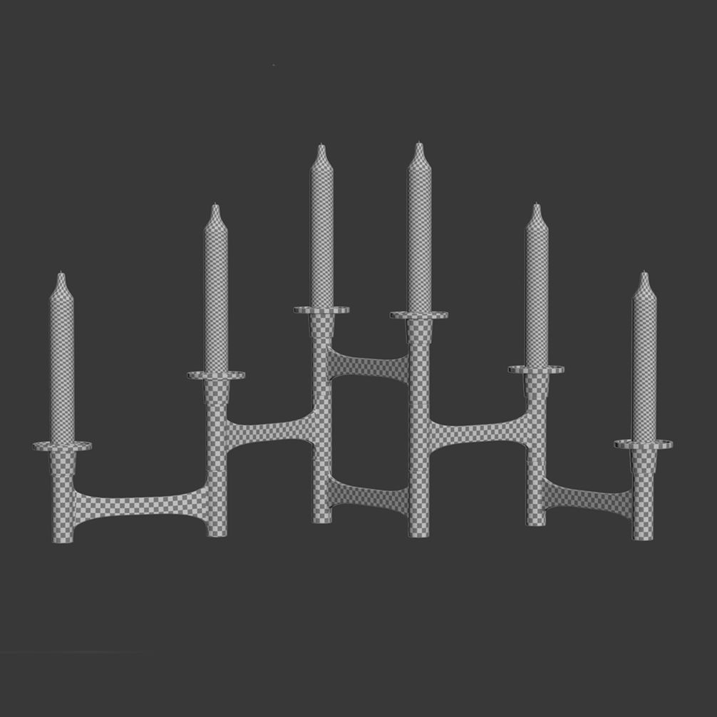 House Doctor candle holder 3D model CGTrader