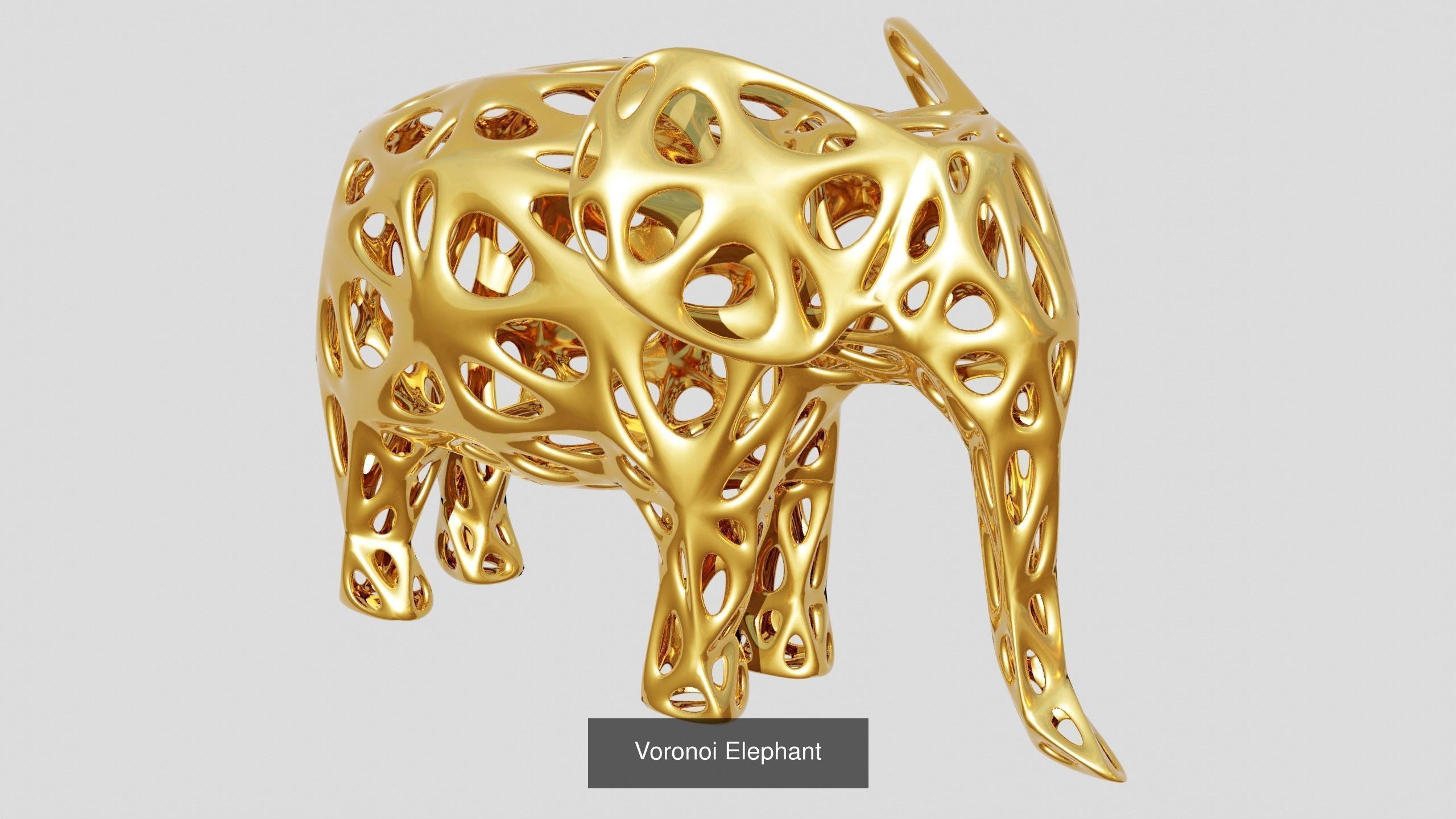 Voronoi Animals 3D Model Collection CGTrader