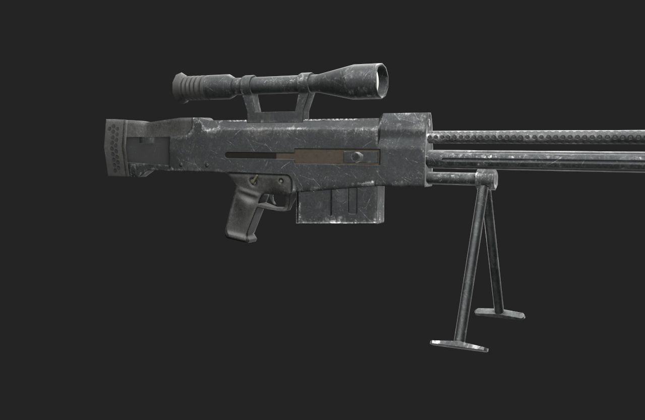 3D model Zijiang m99 VR / AR / low-poly | CGTrader