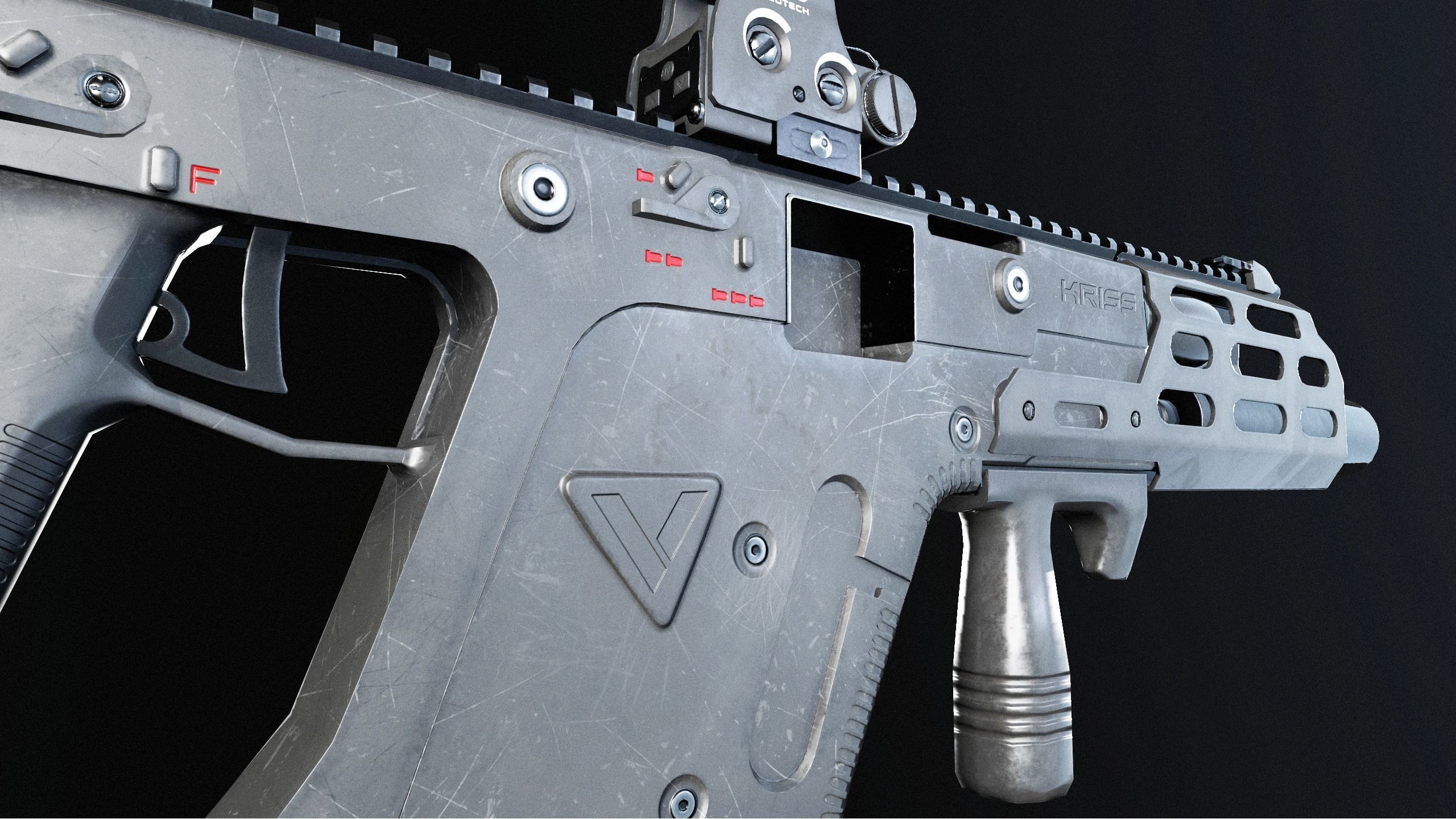 3D model Kriss Vector Submachine Gun VR / AR / low-poly | CGTrader