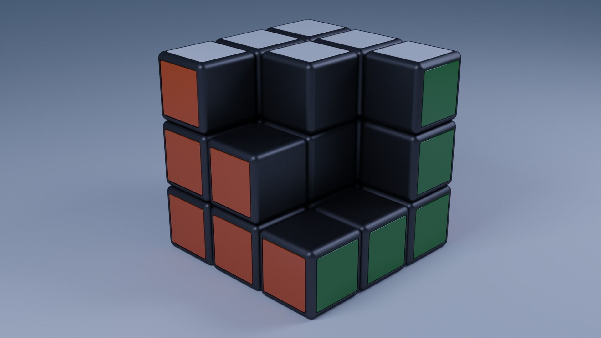 Rubixs Cube Free 3d Model Cgtrader