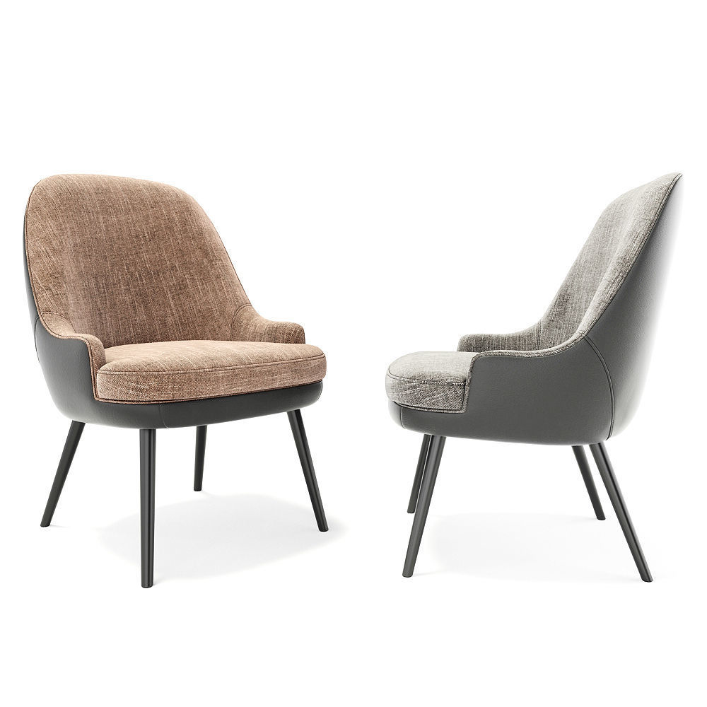 375 Dining Chair Walter Knoll 3D model CGTrader