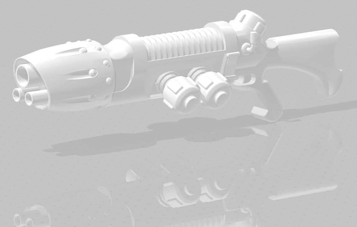 Guns for Necromunda 3D model 3D printable | CGTrader
