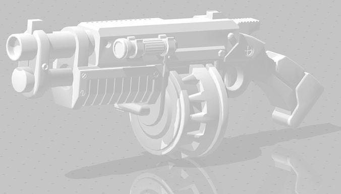 Guns for Necromunda 3D model 3D printable | CGTrader