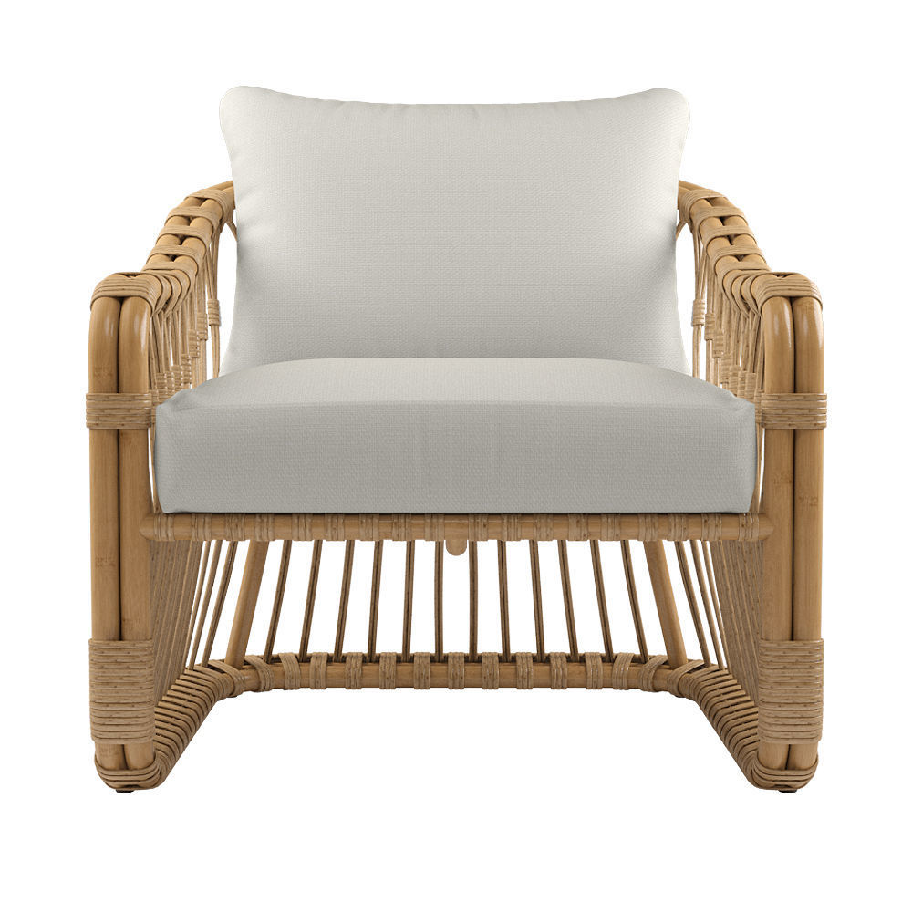 west elm Tulum Lounge Chair 3D model CGTrader