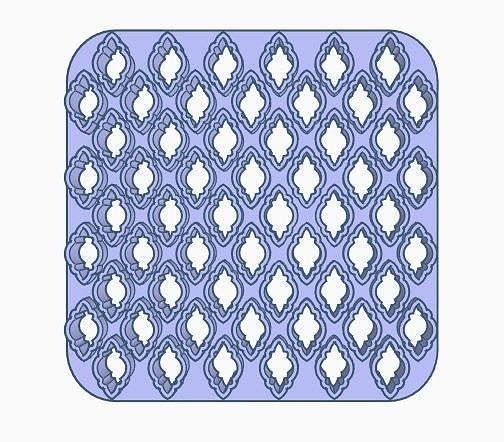 Stencil Cookie Cutter Set 3D model 3D printable | CGTrader