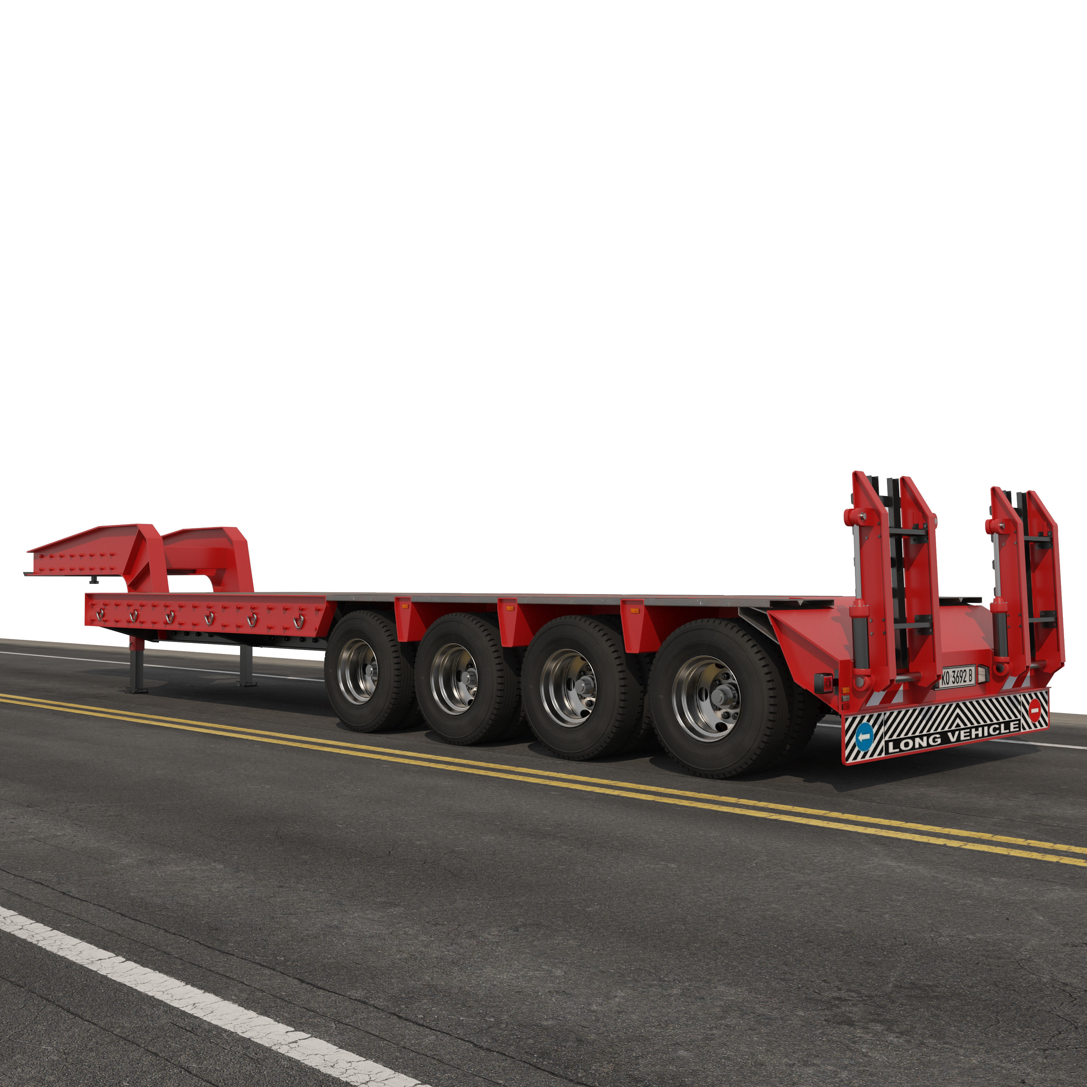 Low Bed Semitrailer