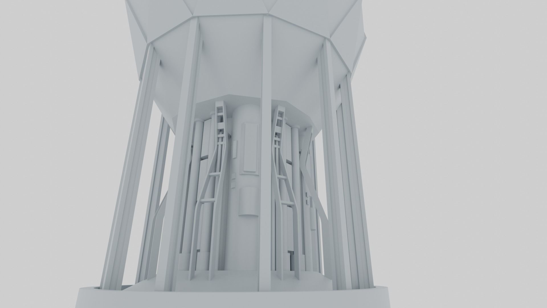 3D model ISD-72x Deflector Shield Generator Dome VR / AR / low-poly ...