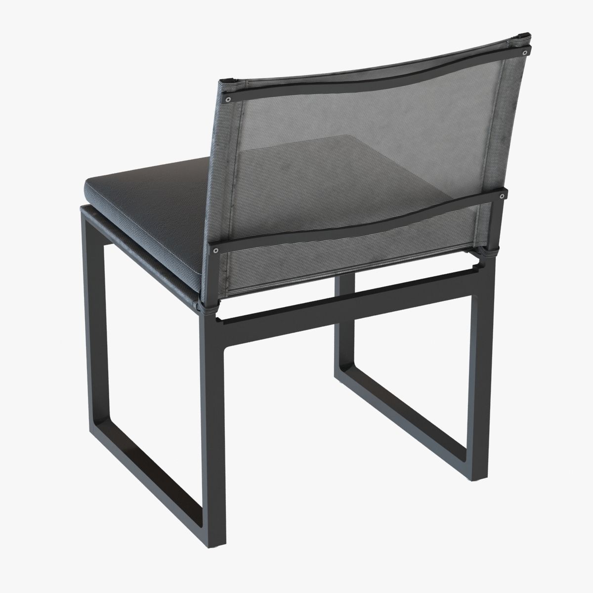 AEGEAN ALUMINUM SIDE CHAIR by restoration hardware 3D model CGTrader