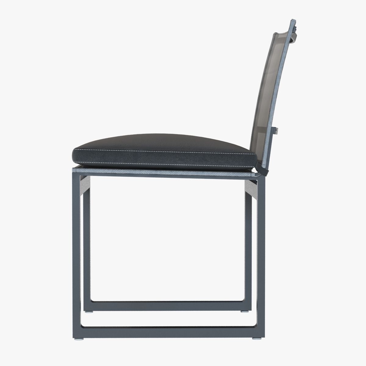AEGEAN ALUMINUM SIDE CHAIR by restoration hardware 3D model CGTrader