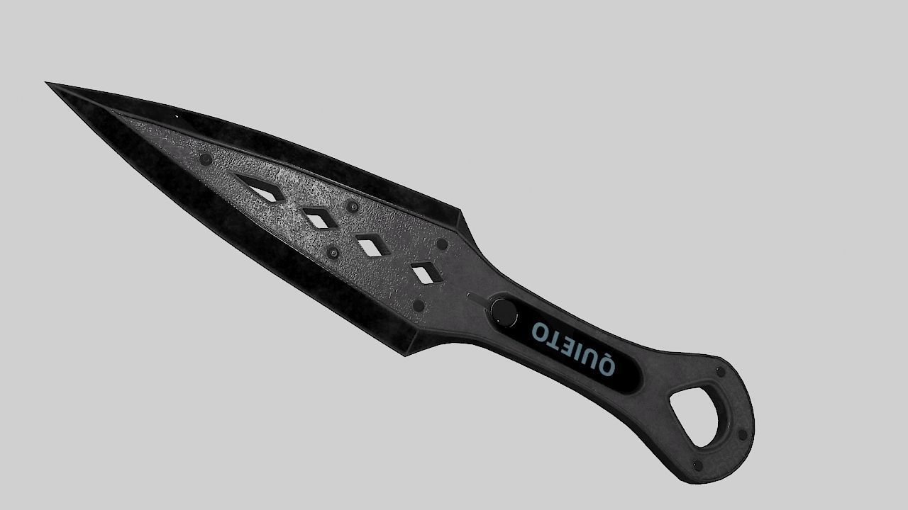 3D model Ninja knife Heirloom VR / AR / lowpoly MAX OBJ 3DS FBX STL