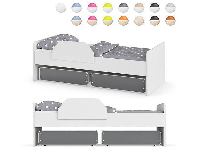 Legenda K27 childrens bed 3D model CGTrader