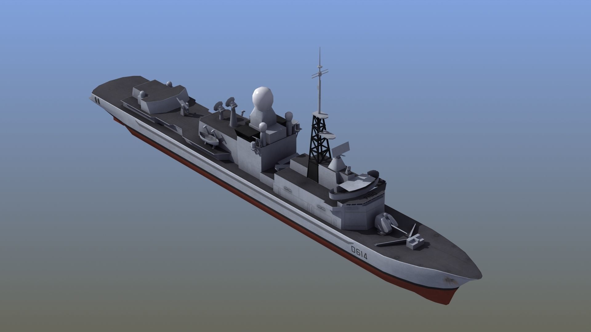 Cassard Frigate Game Ready