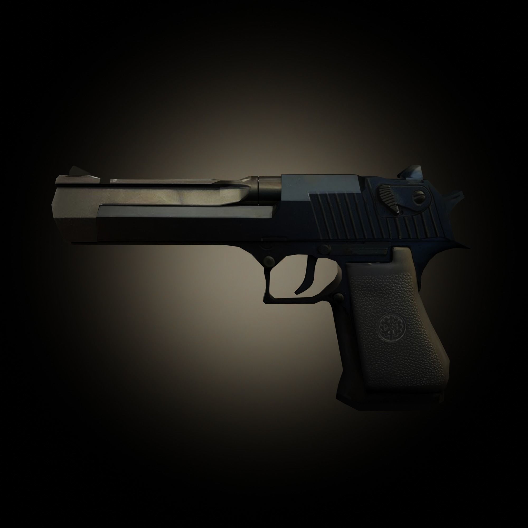 Gun Game ready asset police realtime CGTrader