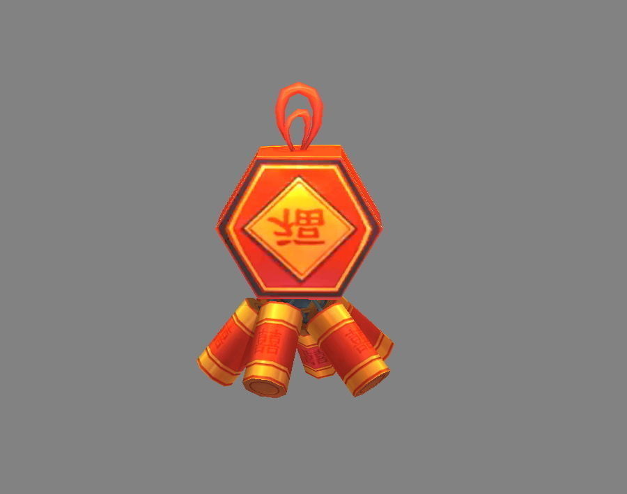 Cartoon Firecracker - Spring Festival