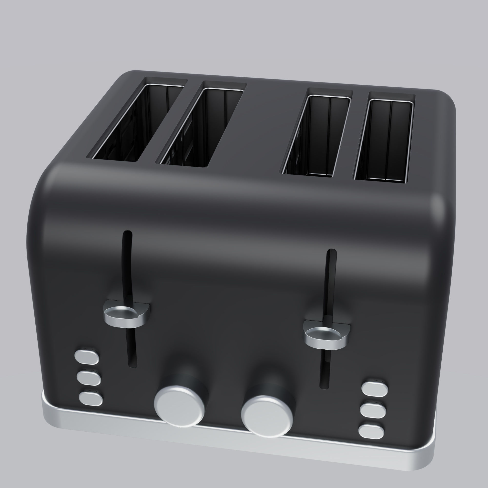 Toster 2 departments 3D model | CGTrader