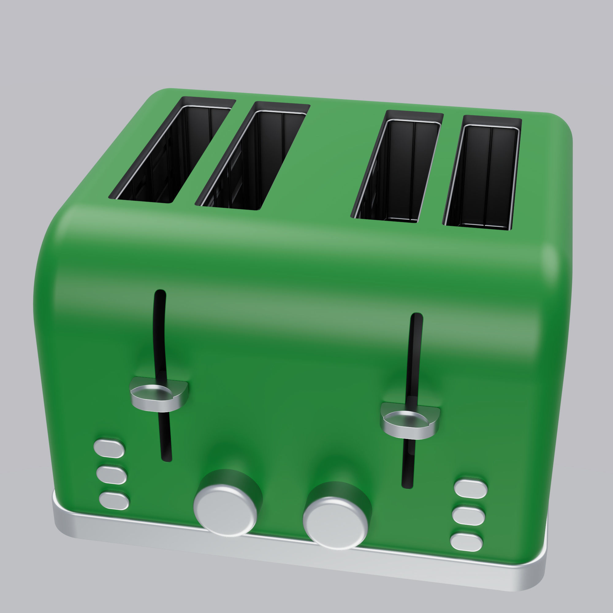 Toster 2 departments 3D model | CGTrader