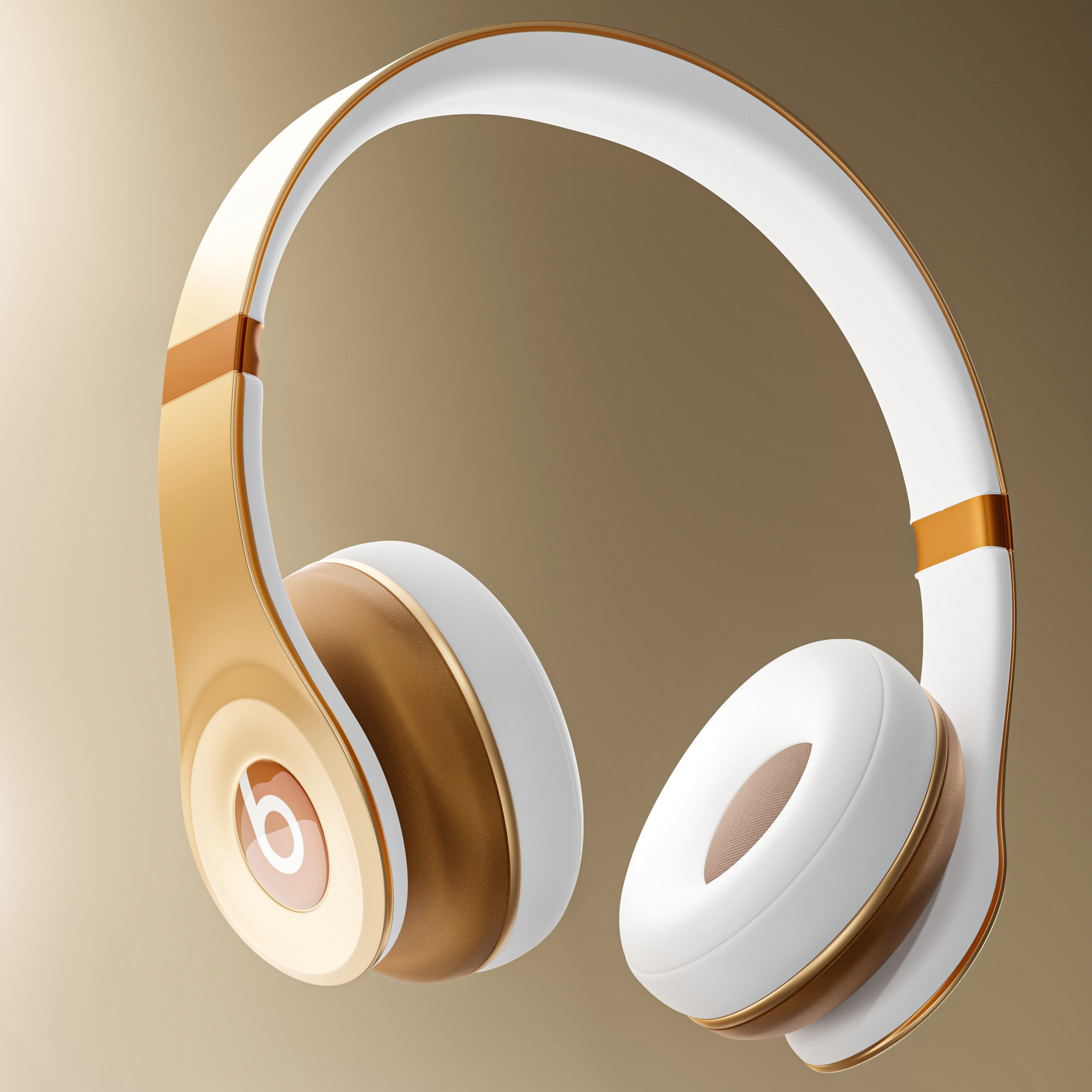 Beats Gold Headphones free 3D model CGTrader