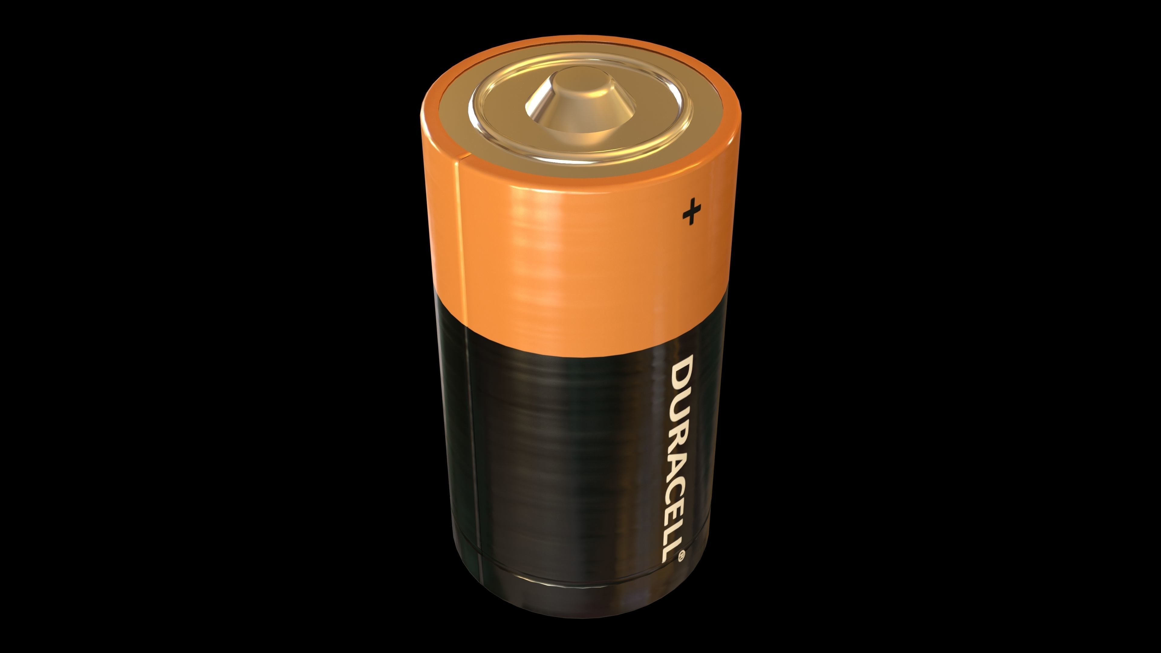 C Type Battery 3D model CGTrader