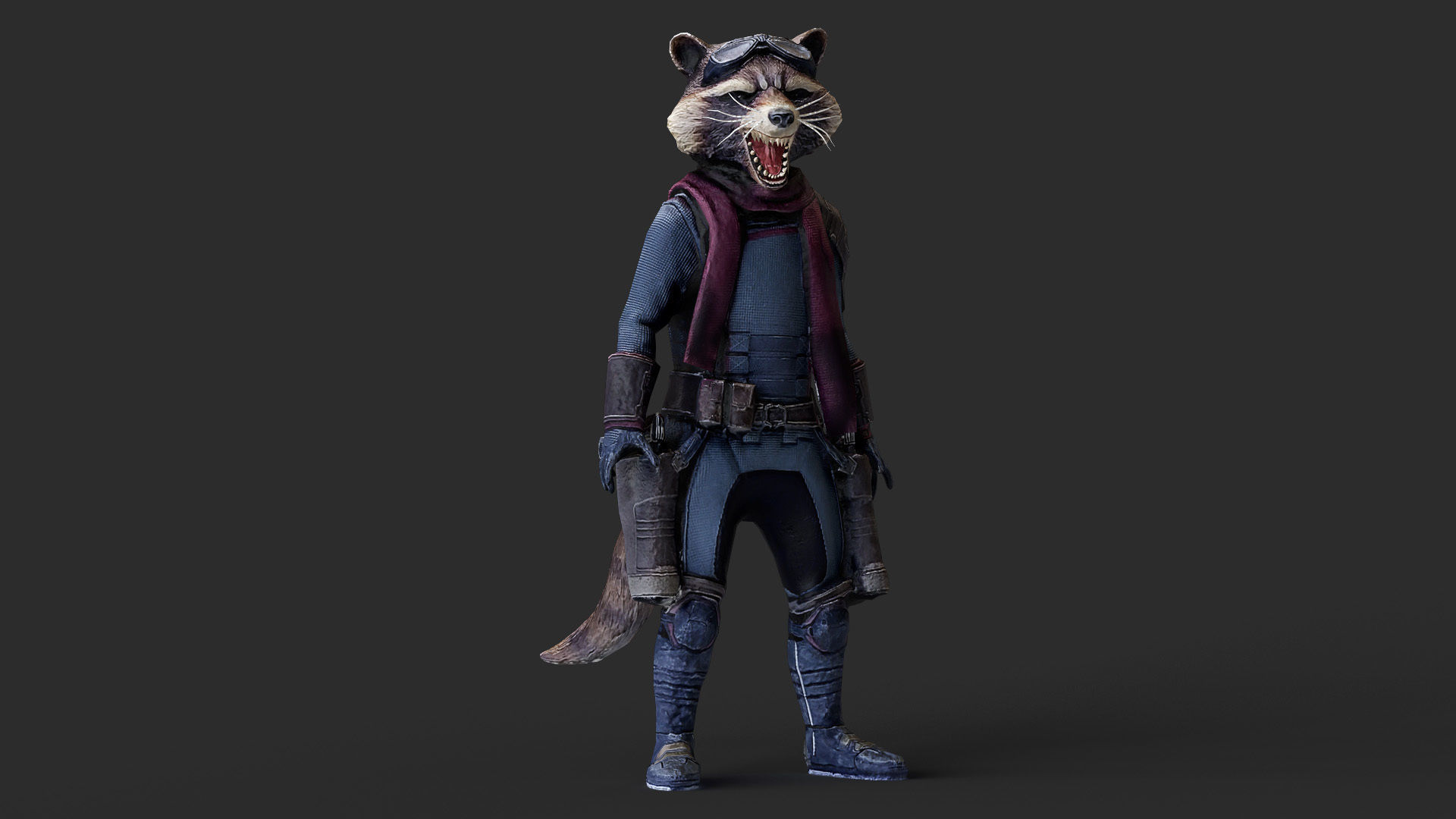 Rocket Racoon Model View 3D model Rocket Racoon 3d model Scan VR / AR / low-poly | CGTrader