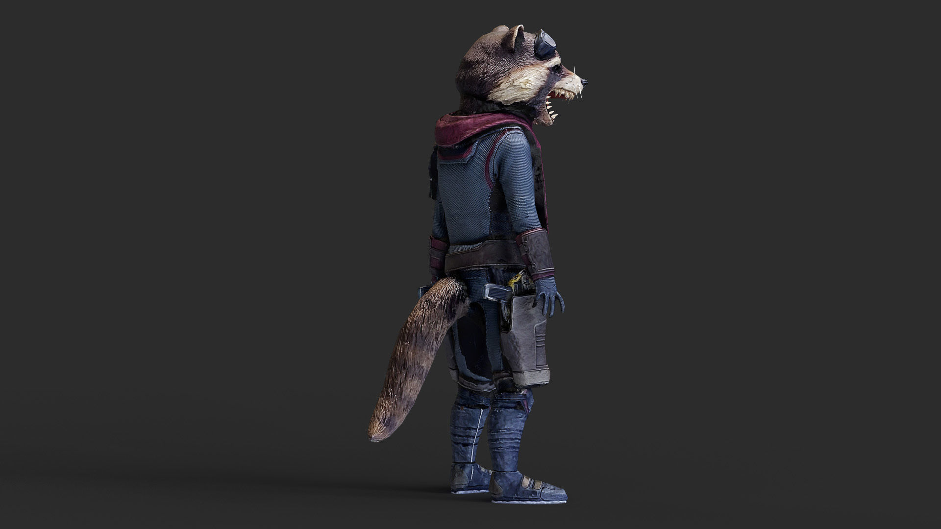 Rocket Racoon Model View 3D model Rocket Racoon 3d model Scan VR / AR / low-poly | CGTrader