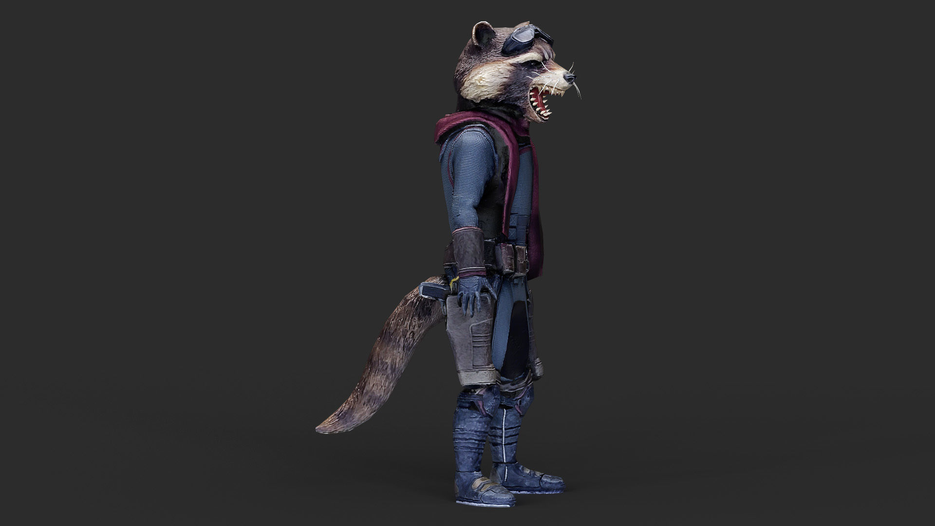 Rocket Racoon Model View 3D model Rocket Racoon 3d model Scan VR / AR / low-poly | CGTrader