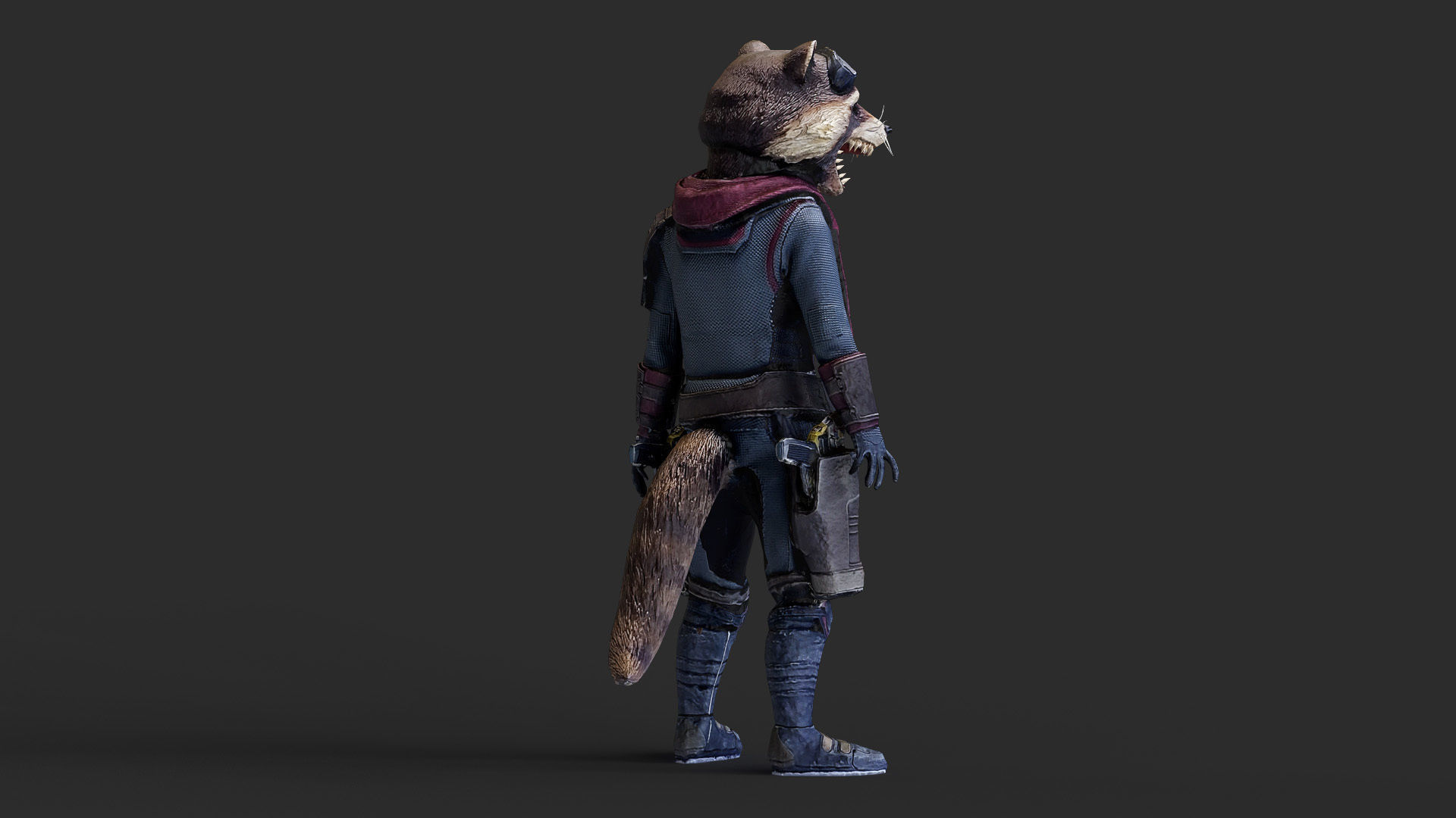 Rocket Racoon Model View 3D model Rocket Racoon 3d model Scan VR / AR / low-poly | CGTrader