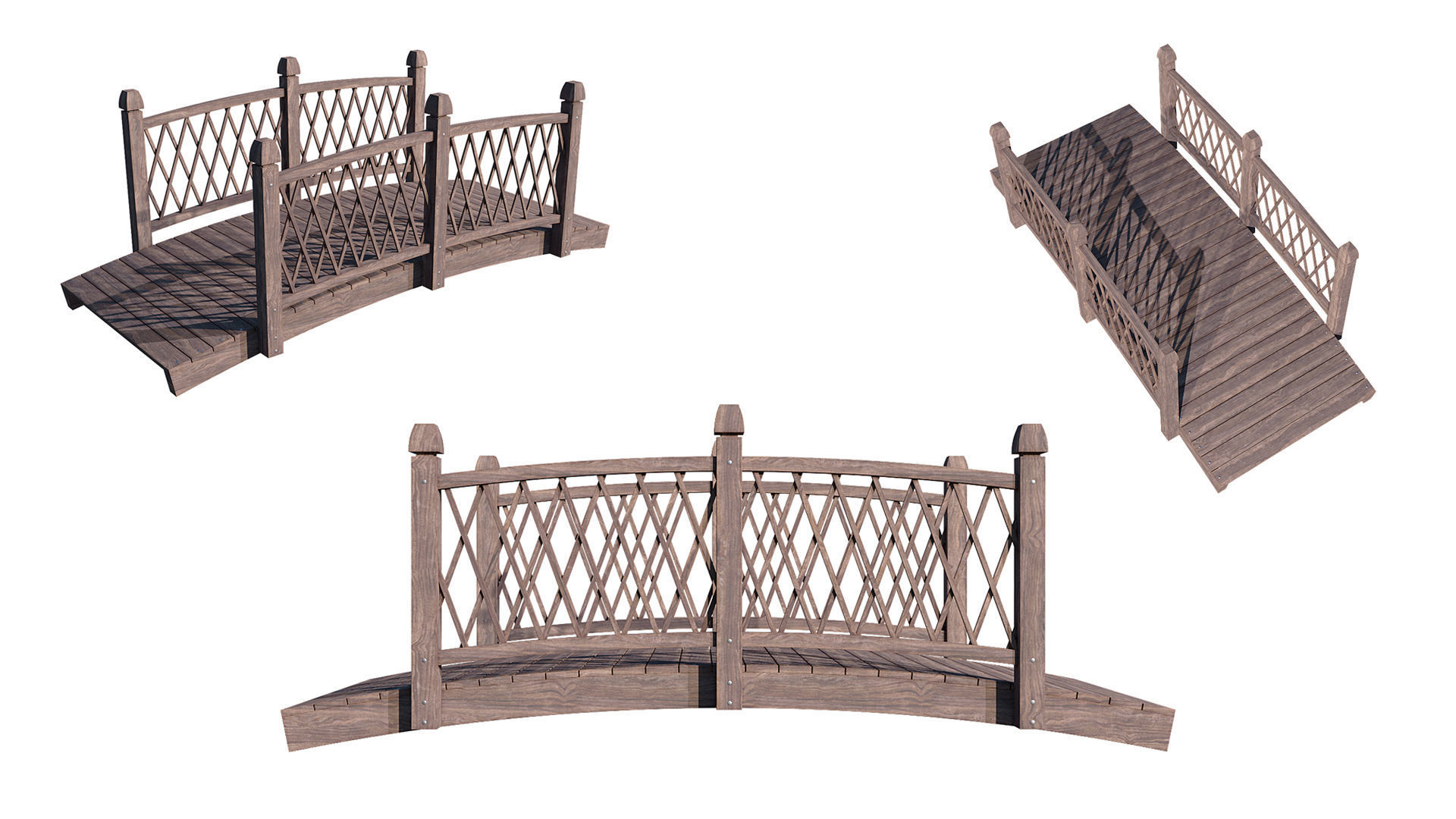 Garden Bridge 3D model