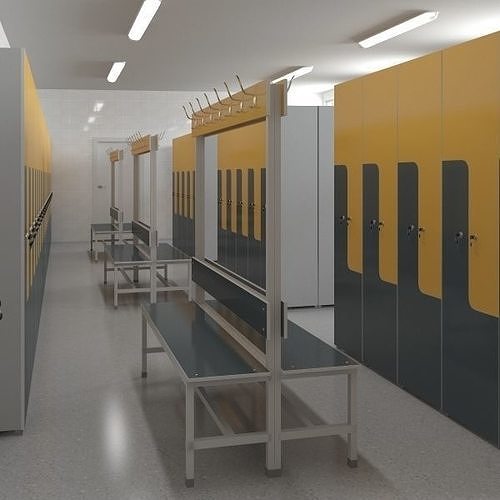 Model changing room