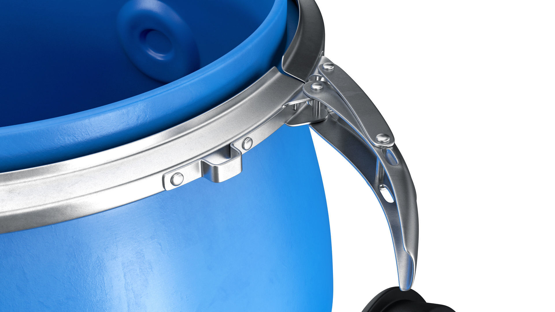 Plastic Barrel With Lid And Handles 3D Model CGTrader Plastic barrel with lid and handles 3d model cgtrader