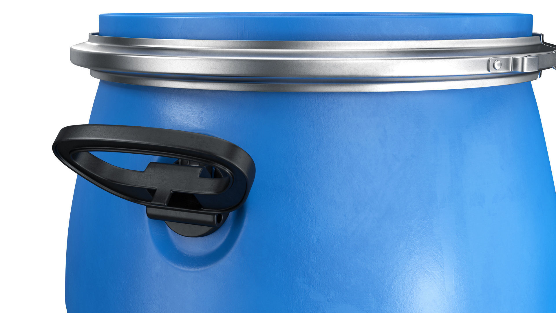 Plastic Barrel With Lid And Handles 3D Model CGTrader Plastic barrel with lid and handles 3d model cgtrader