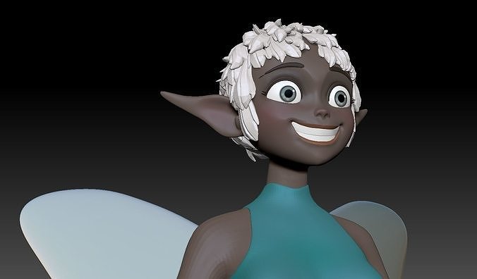 fairy free 3D model 3D printable | CGTrader