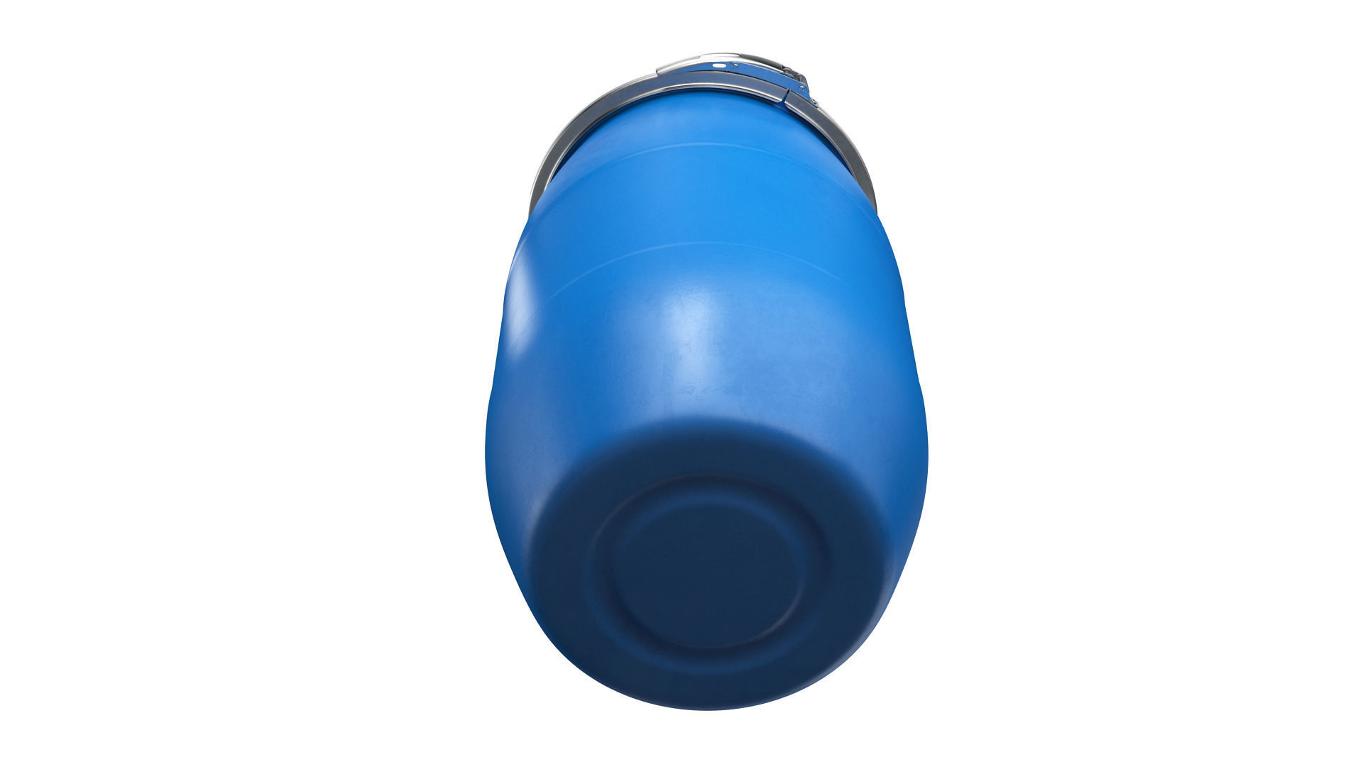 Plastic Barrel With Lid And Clamp 3D Model CGTrader Plastic barrel with lid and clamp 3d model cgtrader