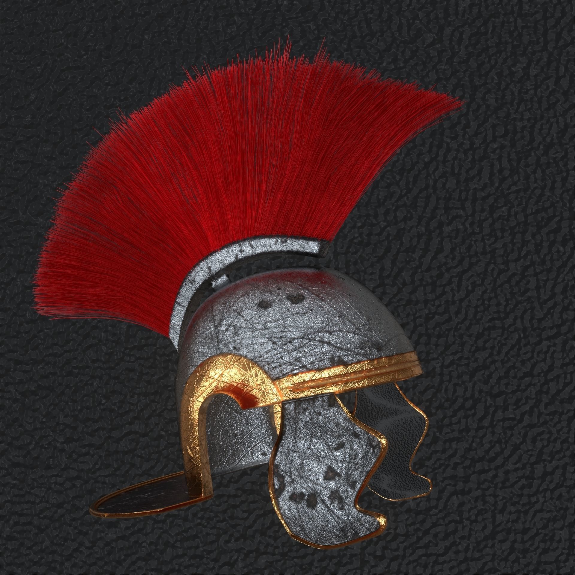 Roman Combat Helmet 3D model