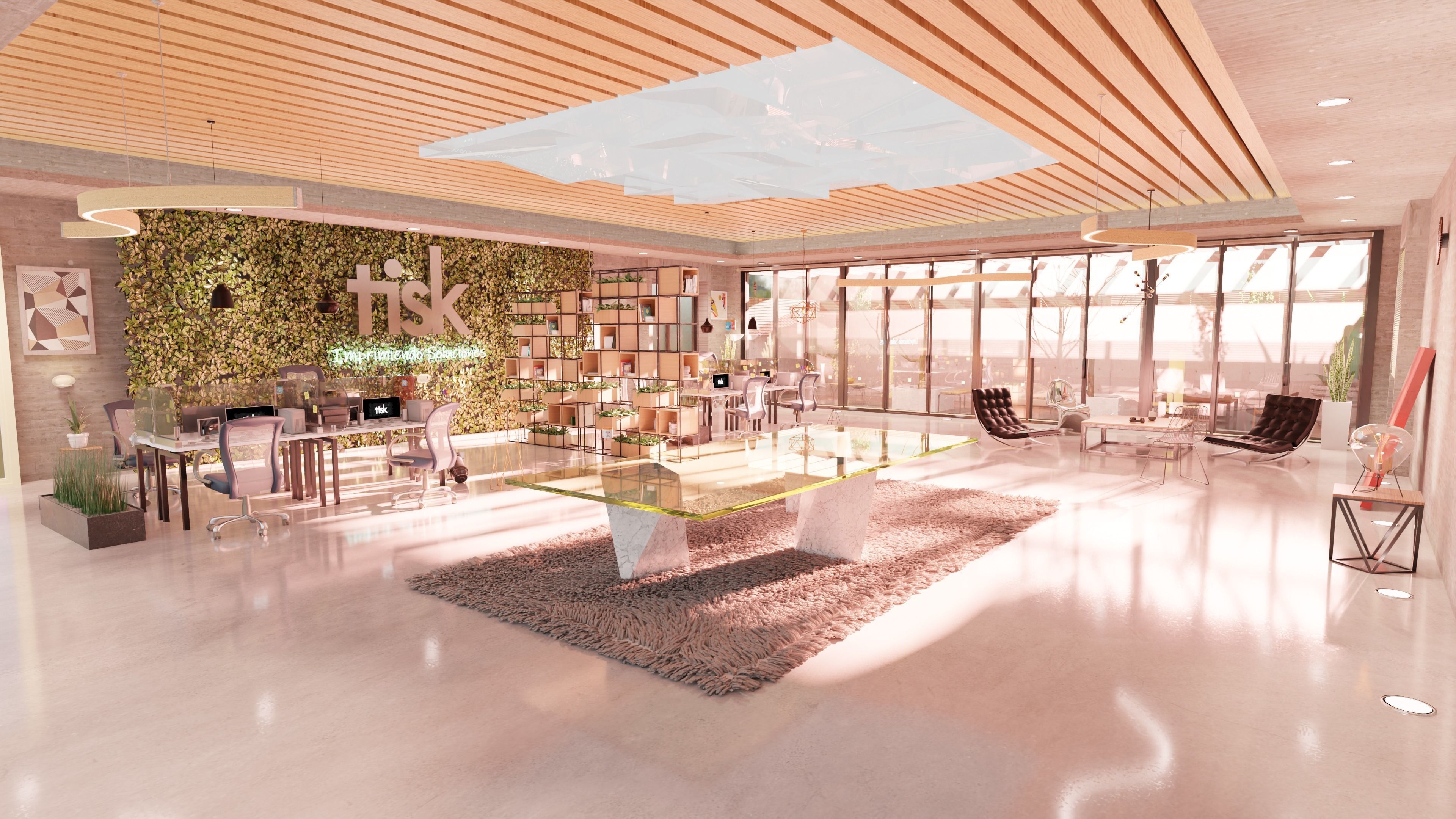 Office free 3D model CGTrader