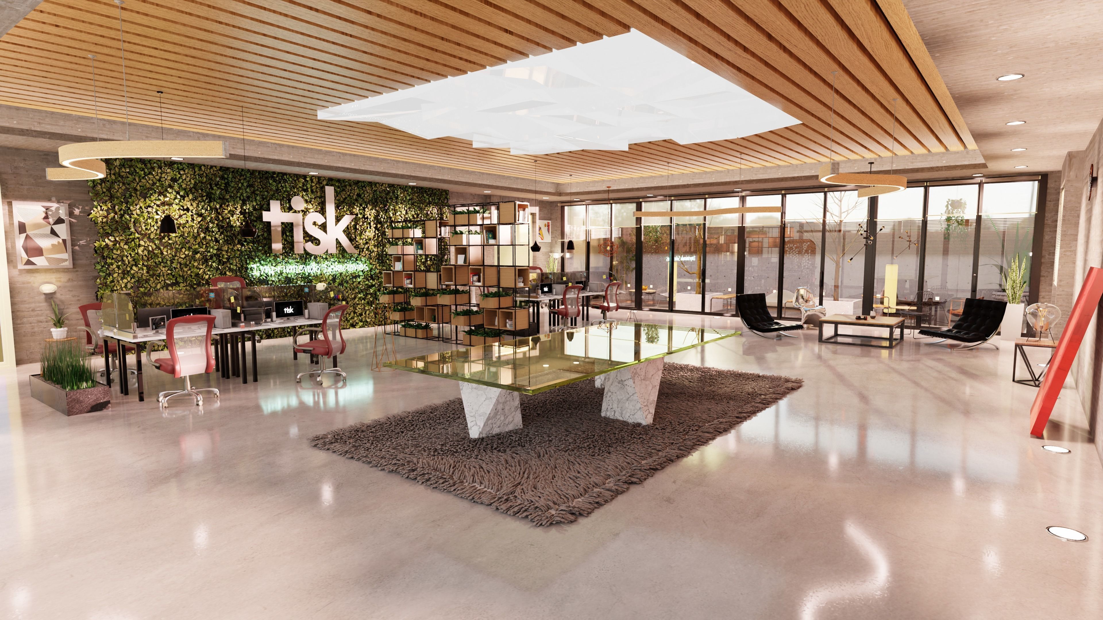 Office free 3D model CGTrader