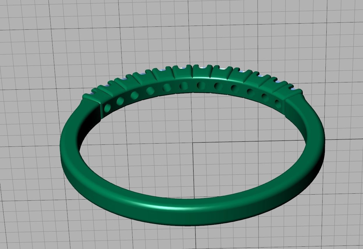 Diamond Ring Stackable Ring 3dmodel 3D model 3D printable | CGTrader