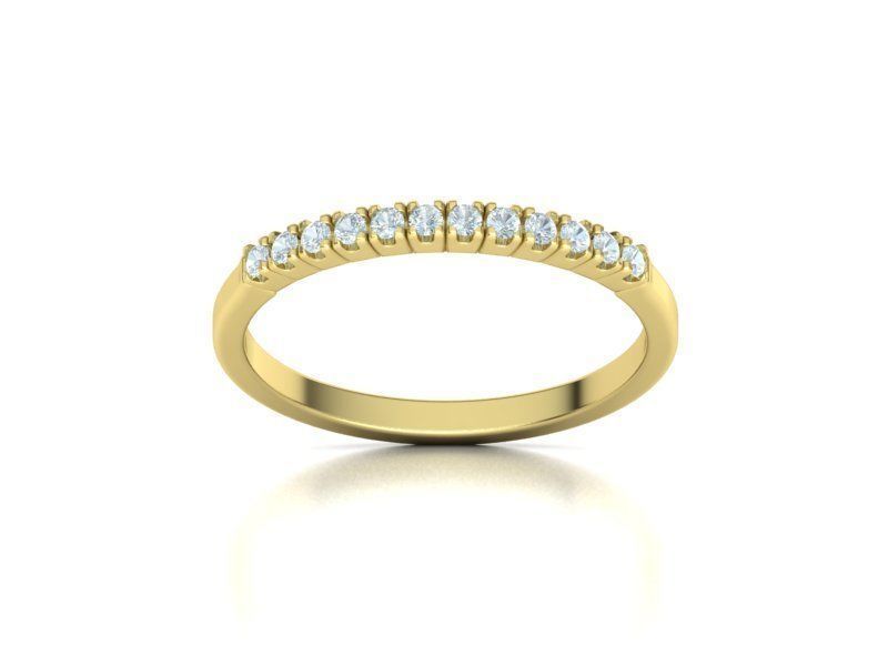 Diamond Ring Stackable Ring 3dmodel 3D model 3D printable | CGTrader