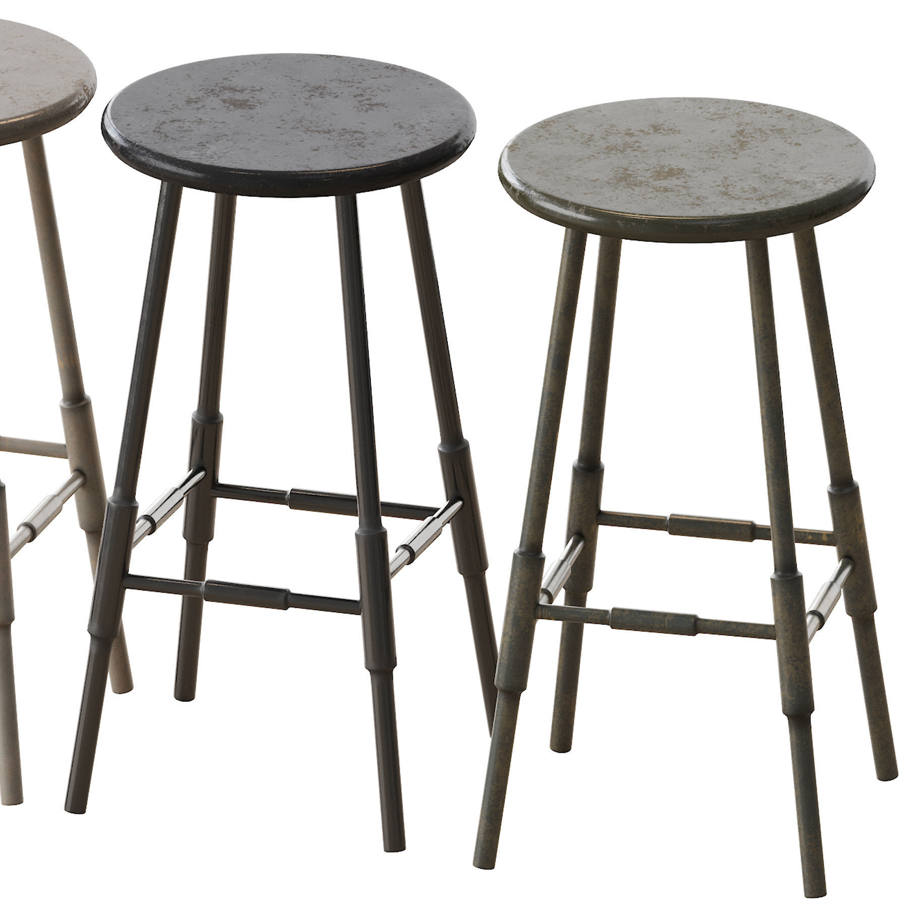 Atlantic Counter Stool Contemporary Counter Stool 3D model CGTrader