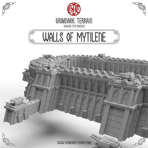 PDF Walls of Mytilene - Base Set by GrimDark Terrain free 3D model 3D  printable | CGTrader