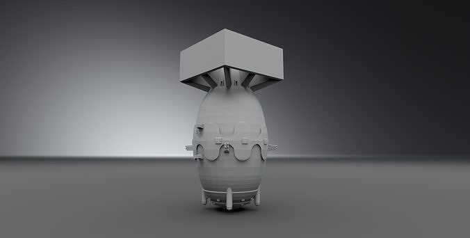 Atom bomb Printable 3D model 3D printable | CGTrader