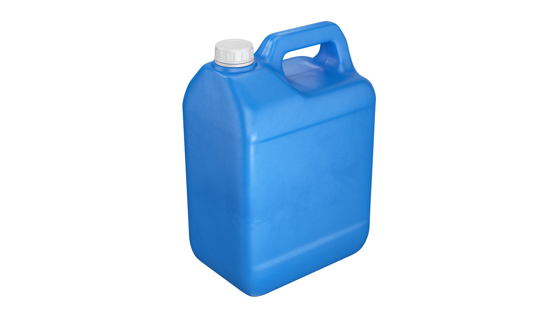 Plastic container blue 02 3D model | CGTrader