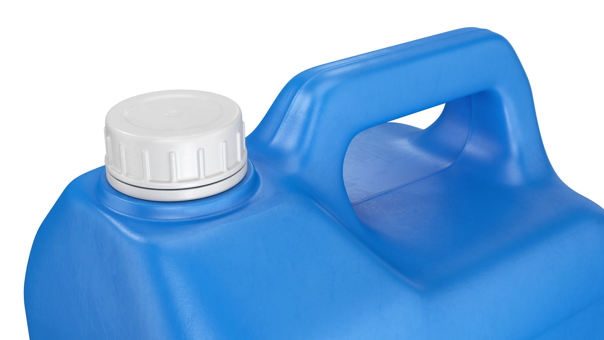 Plastic container blue 02 3D model | CGTrader