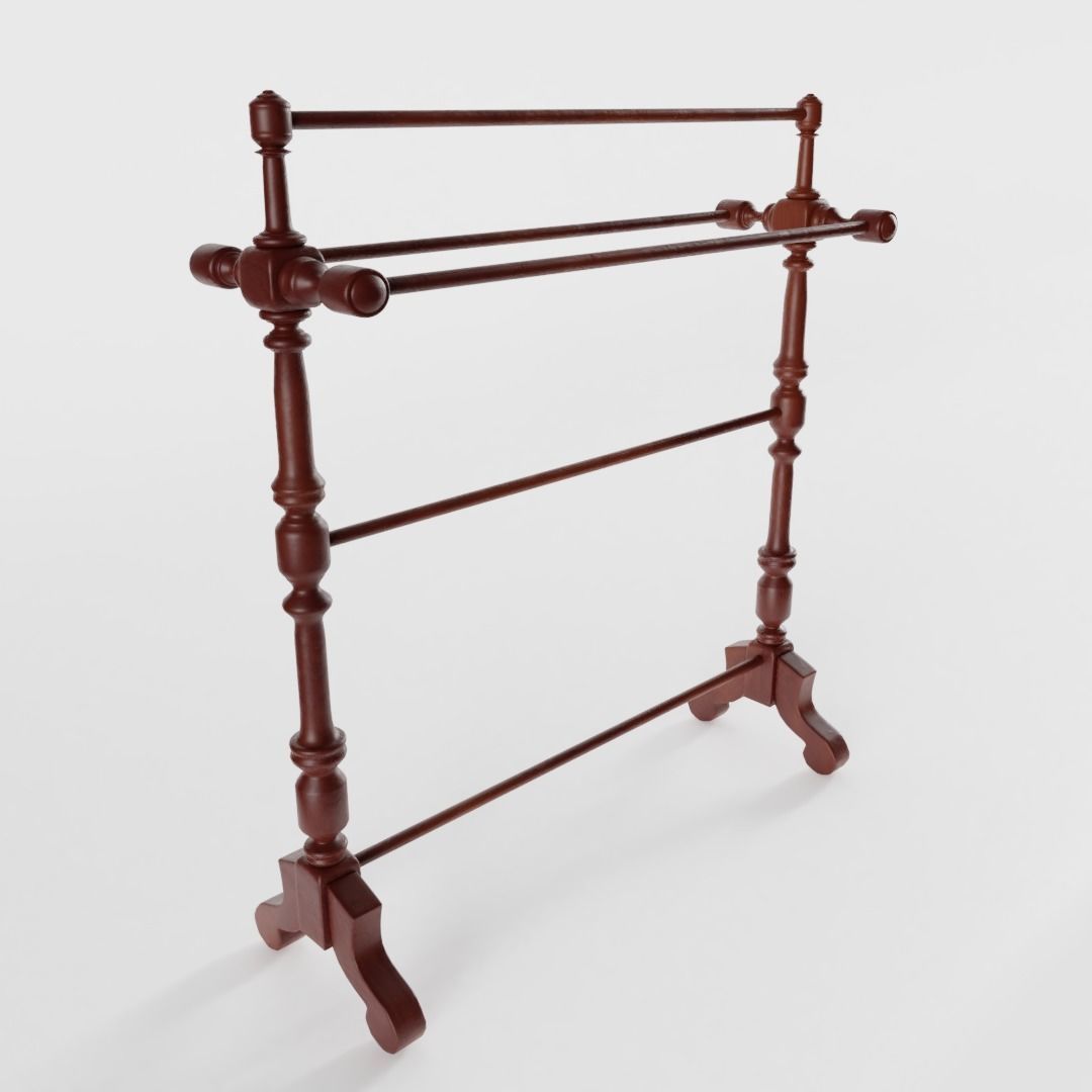 Victorian Mahogany Towel Rail